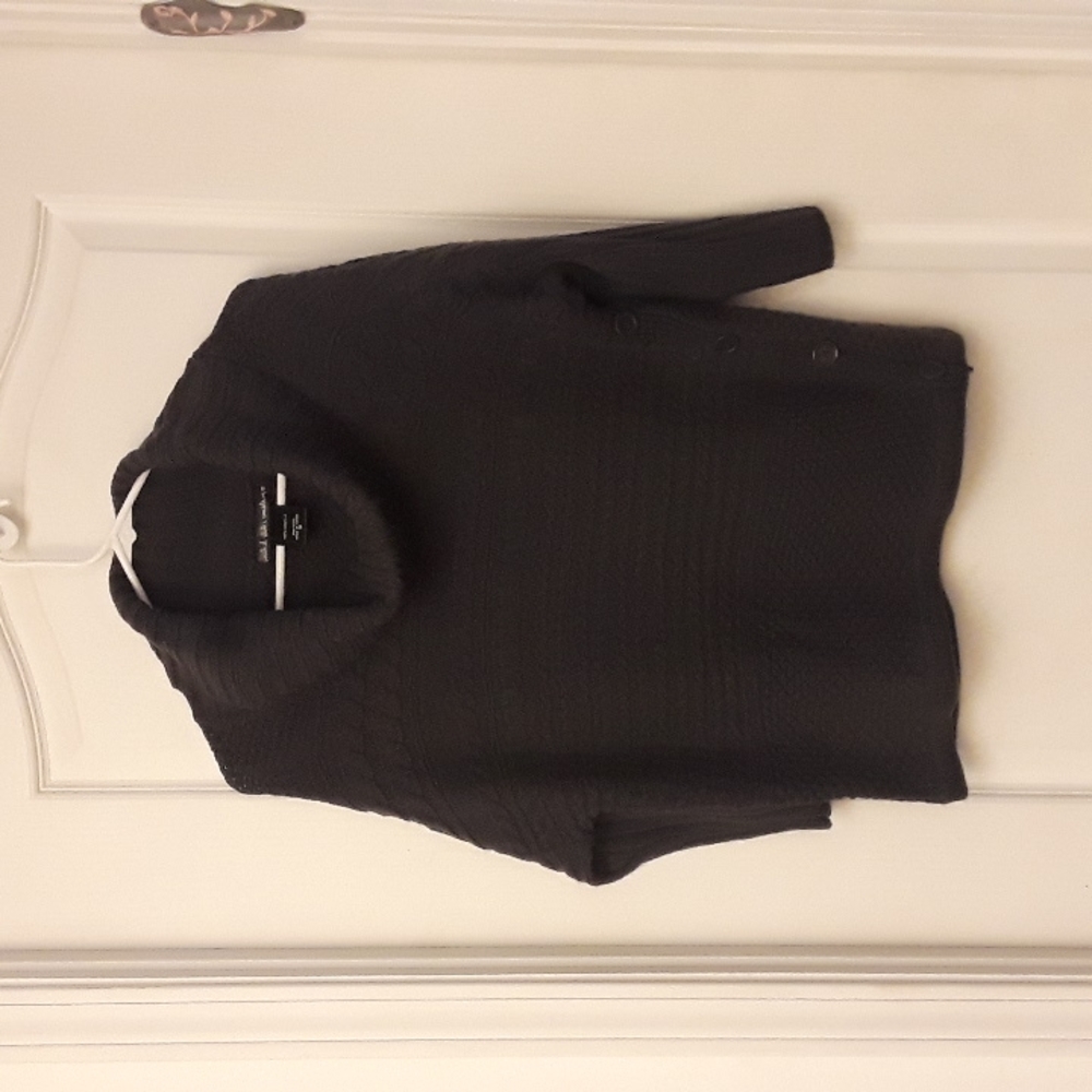 United States Sweaters Medium Dark Grey Cowl Neck Sweater